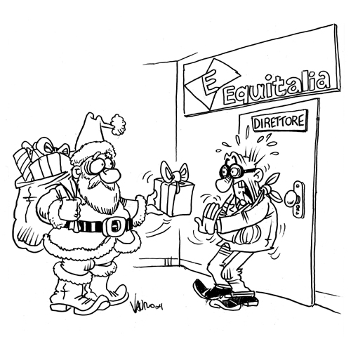 Equitalia e il Natale – vignetta