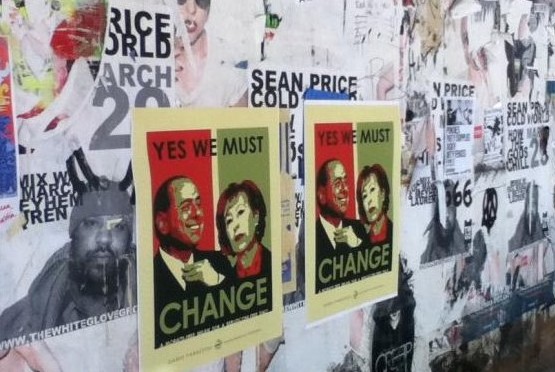 Moratti e Berlusconi, “we must change”
