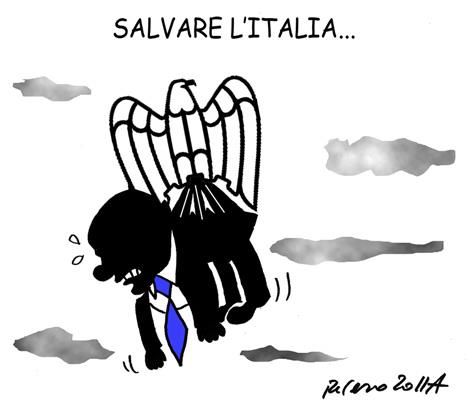Marcegaglia: «Un manifesto per salvare l’Italia» (vignetta)