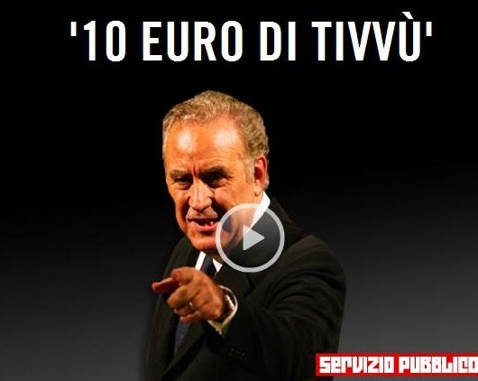 Santoro: “Datemi 10 euro e conservate la ricevuta”