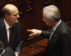 Monti manda nel panico Bersani, l’ultimatum che spariglia le carte al Pd