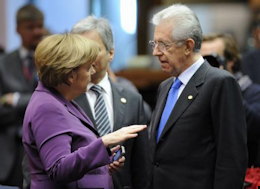 “Avremo presto gli Eurobond”, Monti in pressing sulla Merkel