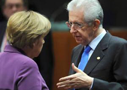 Monti e Merkel salveranno l’euro