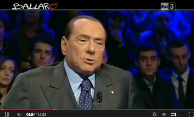 Berlusconi, il faccia a faccia con Floris a Ballarò – VIDEO