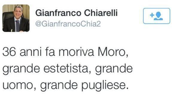 Aldo Moro un “grande estetista”, il tweet del deputato di Forza Italia – FOTO