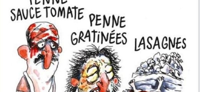 La satira di Charlie Hebdo colpisce l’Italia