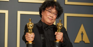 Bong-Joon-ho con gli Oscar